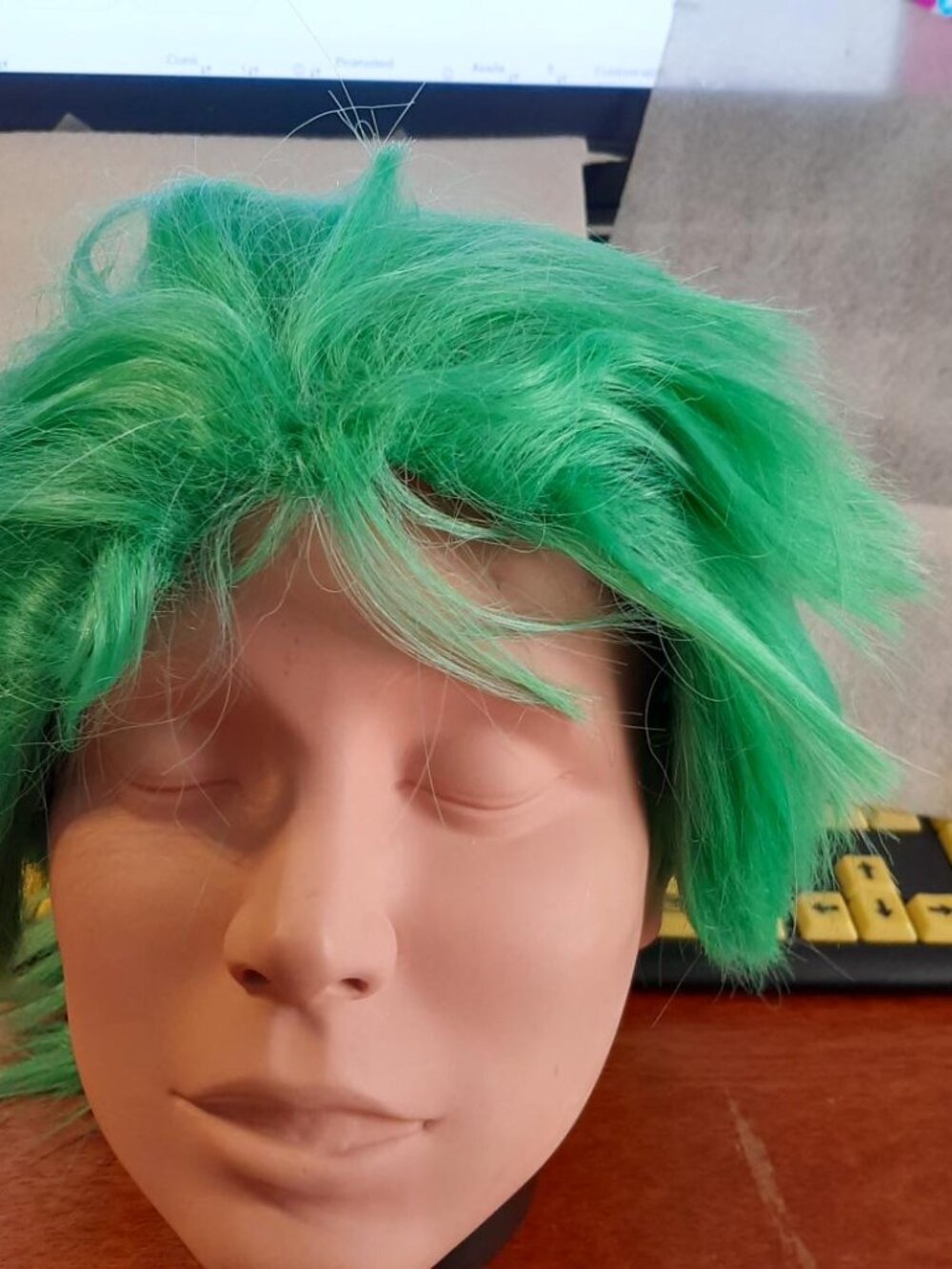NEW TAG ! Imeyle Make Short Green Costume Party Wig